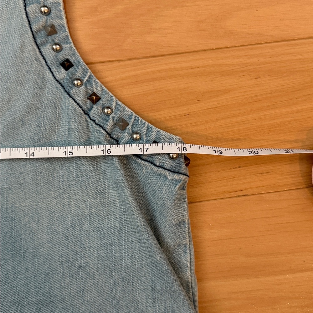 Free People Light Blue Denim Tunic - Picture 5 of 6